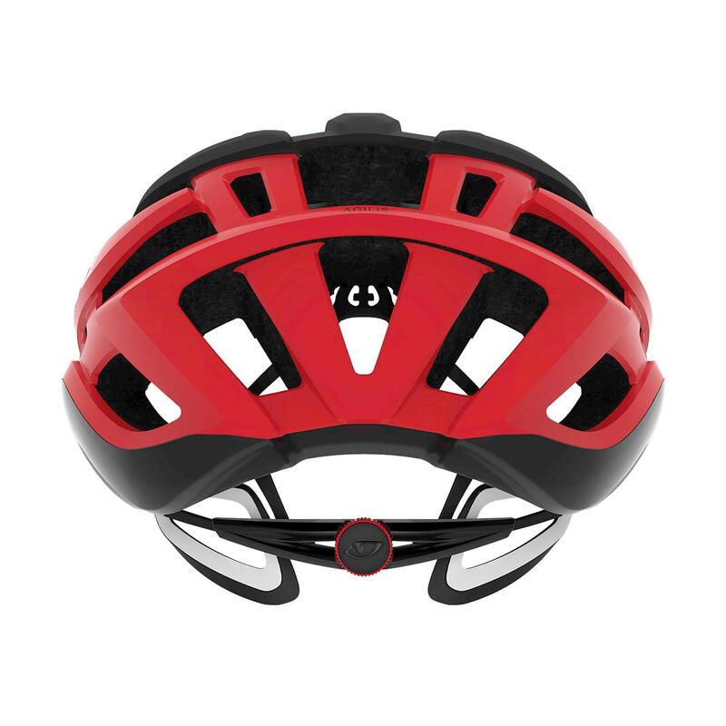 Kask rowerowy GIRO AGILIS matte black bright red