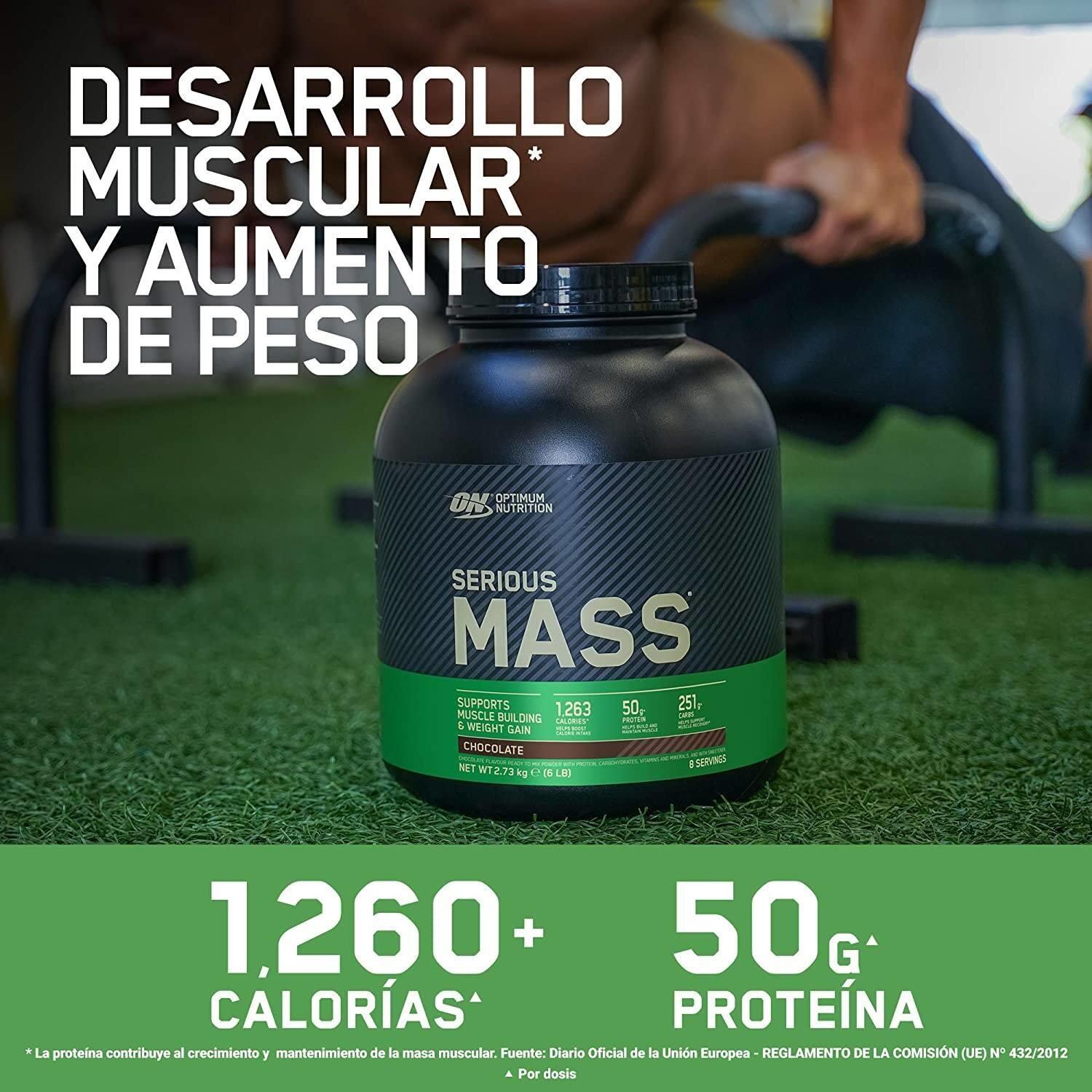 Serious Mass - 2,72 Kg Chocolat de Optimum Nutrition 4/6