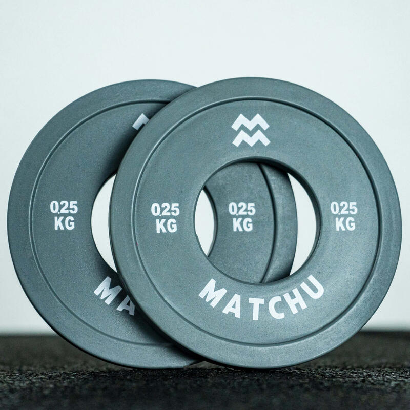 Fractional plates 0.25kg - hantelscheiben 50mm Innenring  - 2 Stück