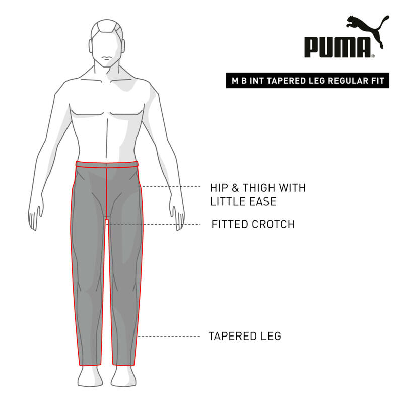 Pantaloni in tessuto Active uomo PUMA Black