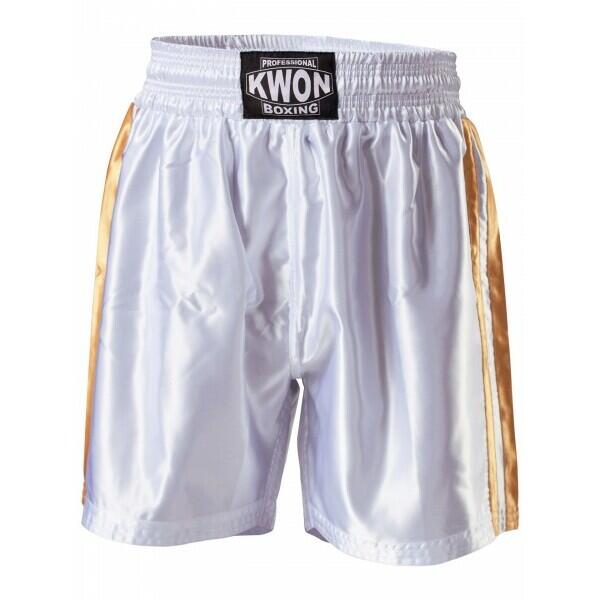 Kwon - Short De Boxe Kwon Professional Boxing Str - Short - Blanc|jaune - 40 M - Decathlon