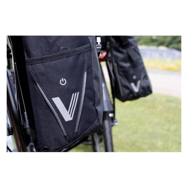 Gepäckträgertasche mit Clip-Rollverschluss und Beleuchtung XLC BA-S105 V-Light 6/7