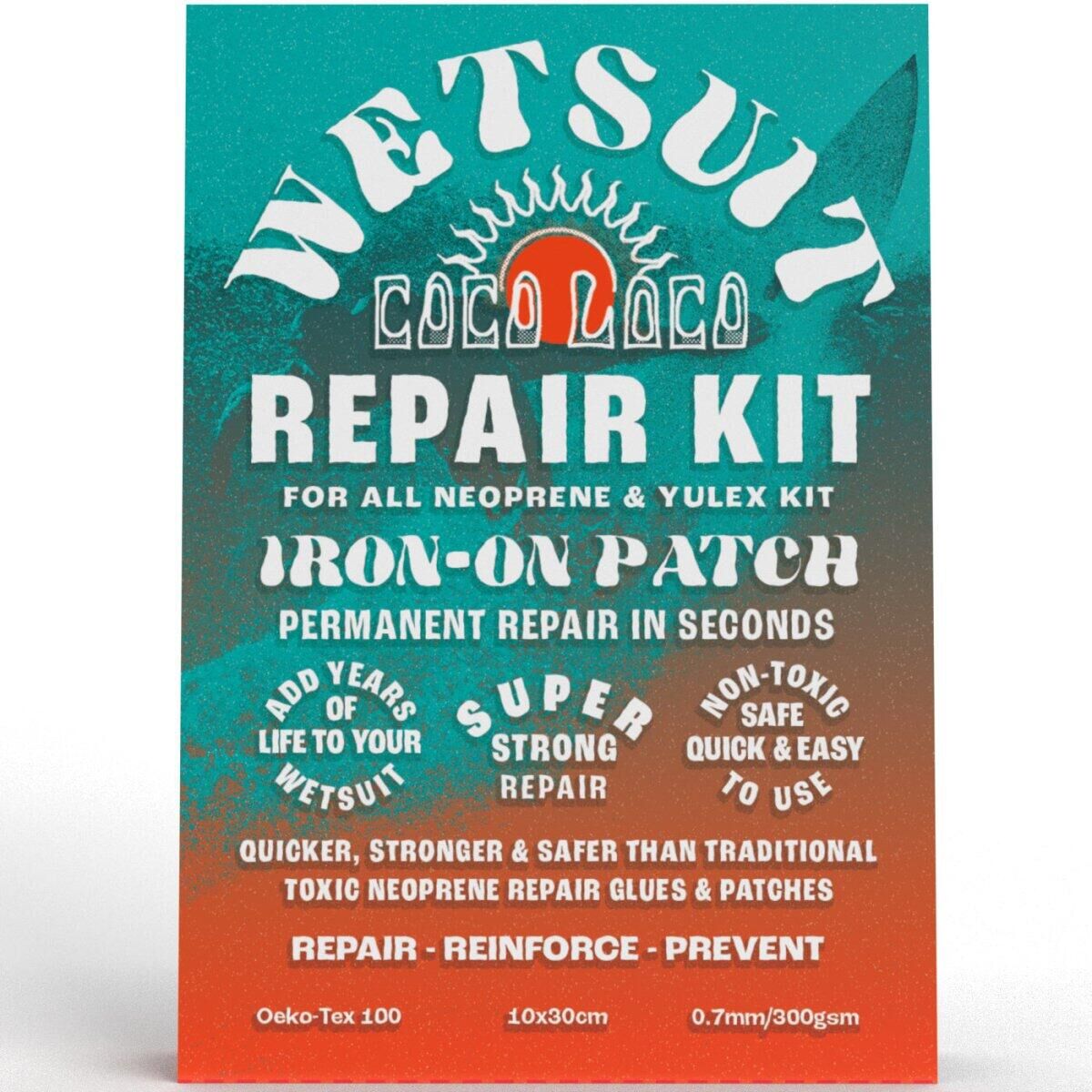 COCO LOCO Coco Loco Wetsuit Repair Kit, Easy Iron On Patch For All Wetsuits & Drysuit