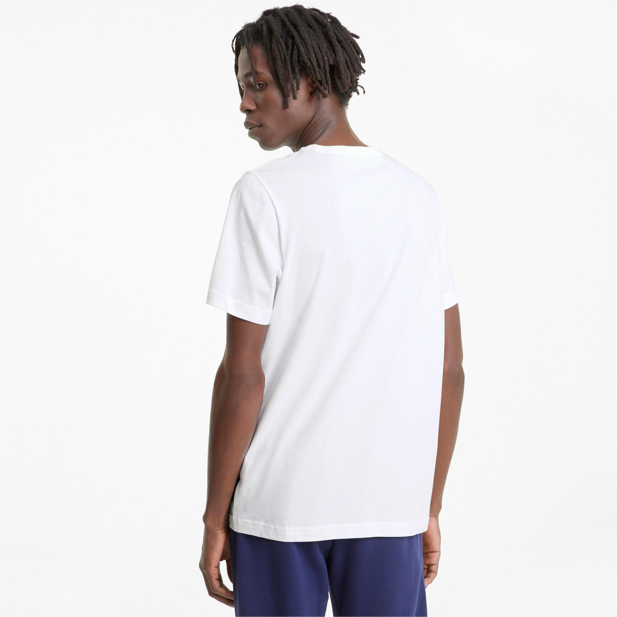 T-shirt à petit logo Essentials Homme PUMA White Cat 7/7