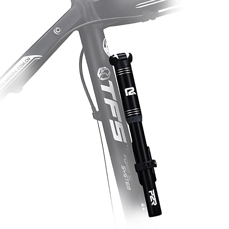 Pompka rowerowa aluminiowa z wężykiem P2R Aircore 2/7