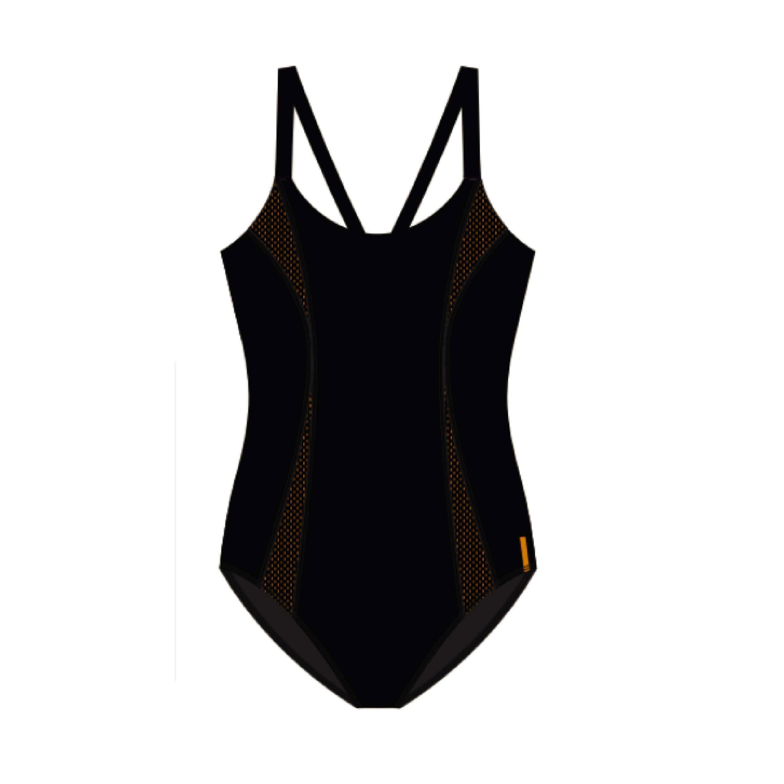 NABAIJI Refurbished Womens Aquafitness One-piece Swimsuit Elea - A Grade