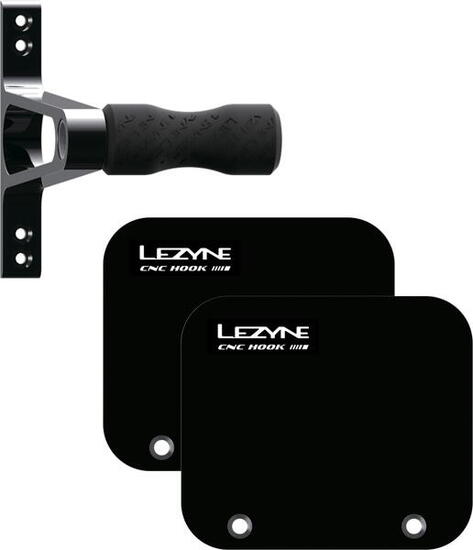 Support mural vélo Lezyne Wheel Hook - crochet aluminium CNC
