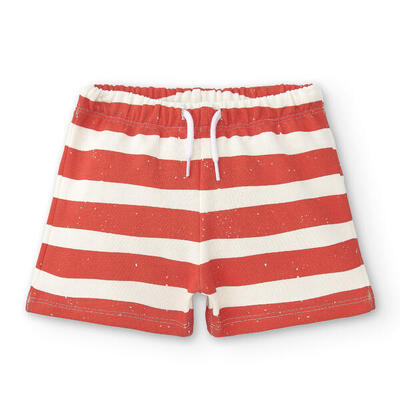 Short De Bebé Listado Charanga, Cinturas Gomas Corto Casual talla 6-9