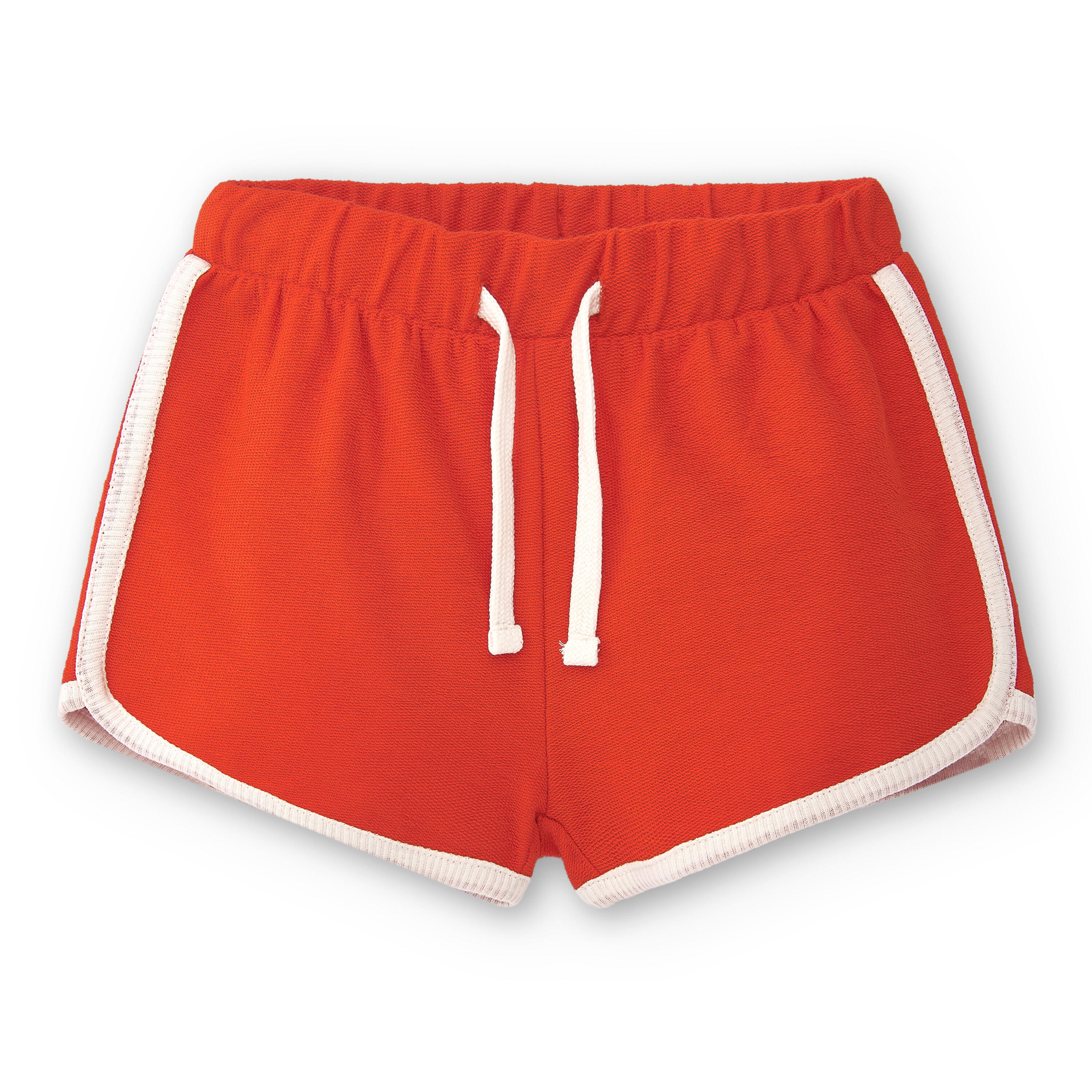 CHARANGA Short De Niña Rojo Bebé Charanga, Cinturas Gomas Corto Deportiva talla 3-4