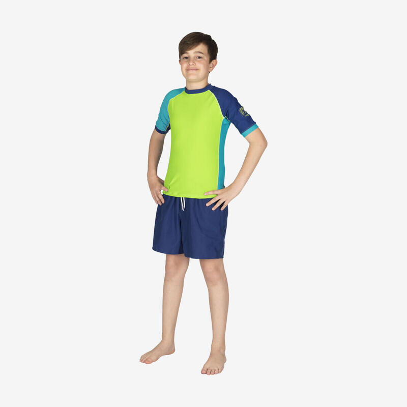 Water Tee Shirt Manches Courtes Rashguard Shield Youth Vert