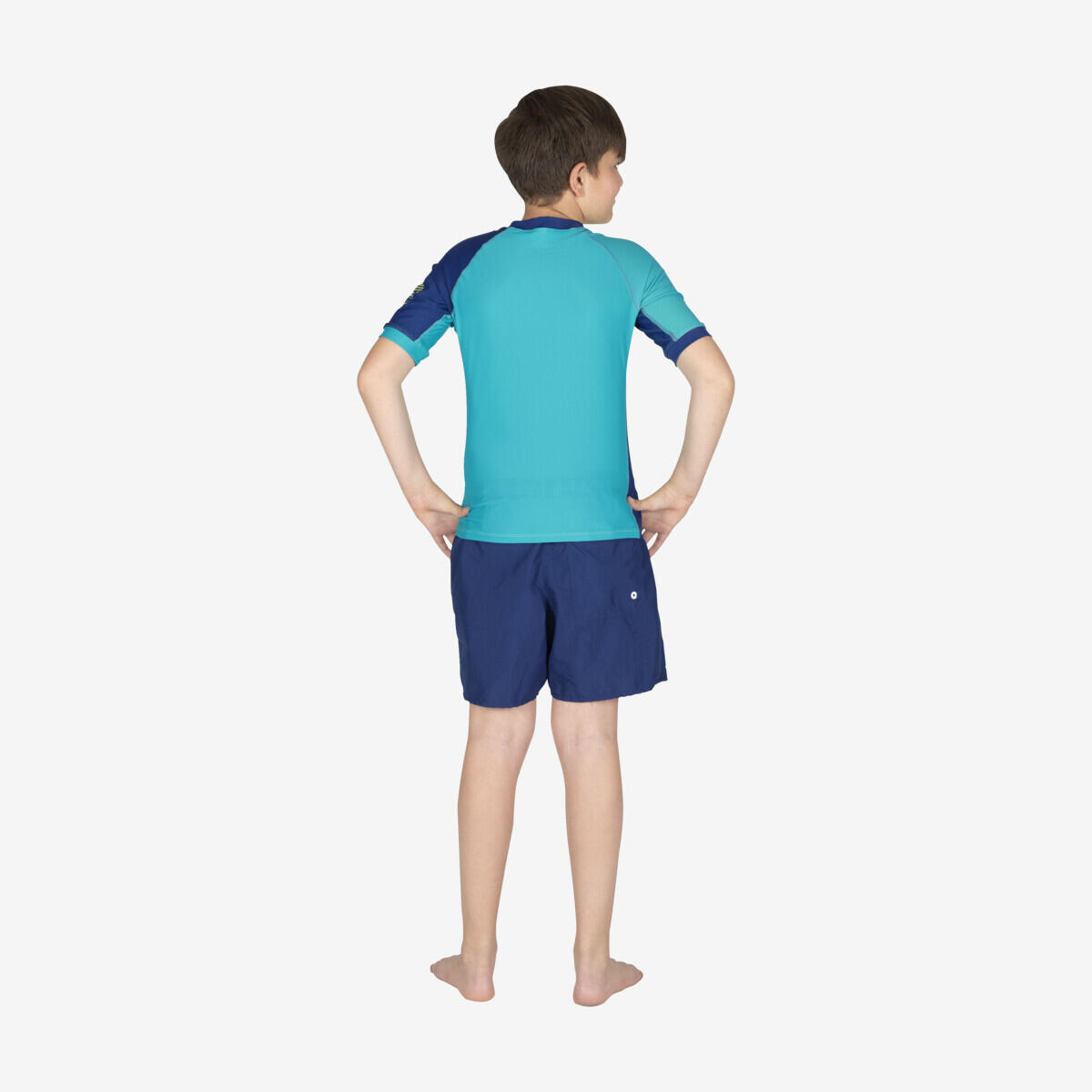 Camiseta Licra Júnior Shield Manga Corta Tejido Secado Rápido 8-13 Años 2/4