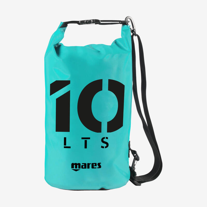 Sac Tube Étanche Multiusage Seaside Dry Bag 10 Litres Aqua