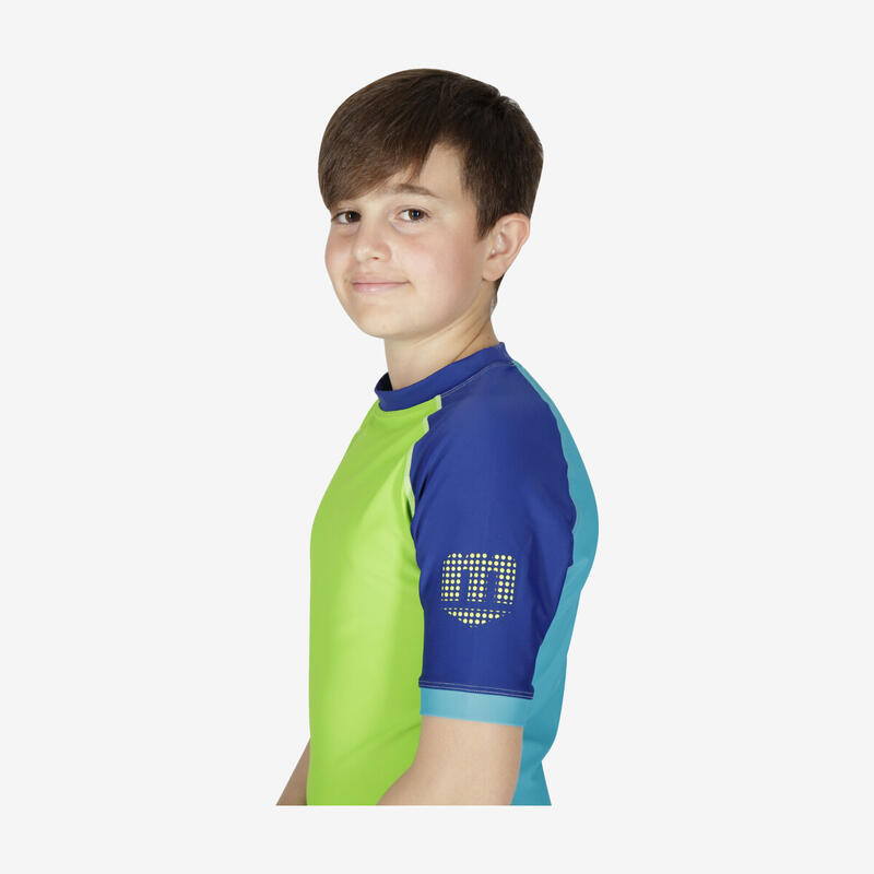 Camiseta manga corta Rashguard Shield Youth Verde