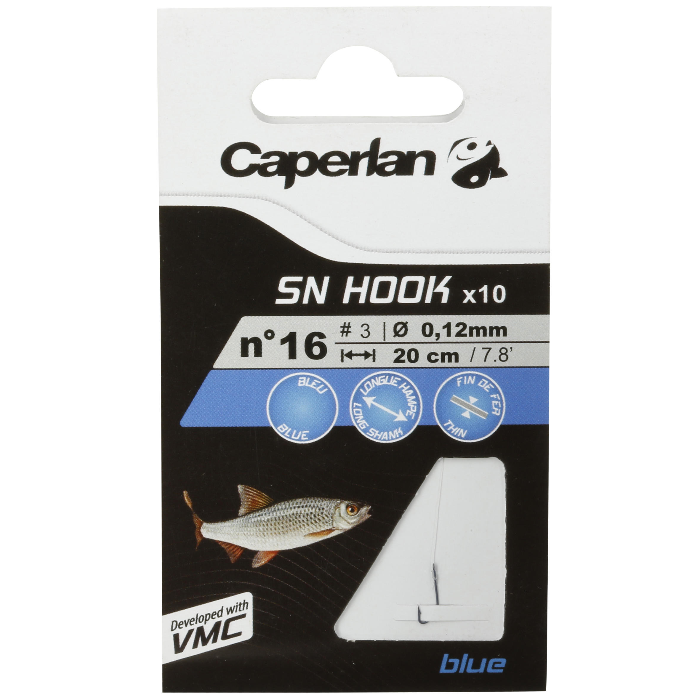 Refurbished Sn Hook Blue Rigged Hooks - A Grade 7/7