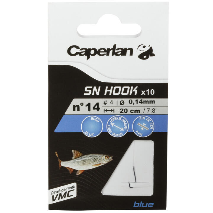 CAPERLAN Refurbished Sn Hook Blue Rigged Hooks - A Grade