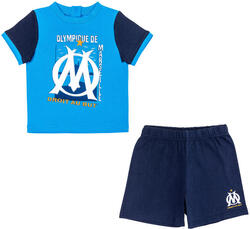 Ensemble t-shirt short bébé OM - Collection officielle OLYMPIQUE DE MARSEILLE