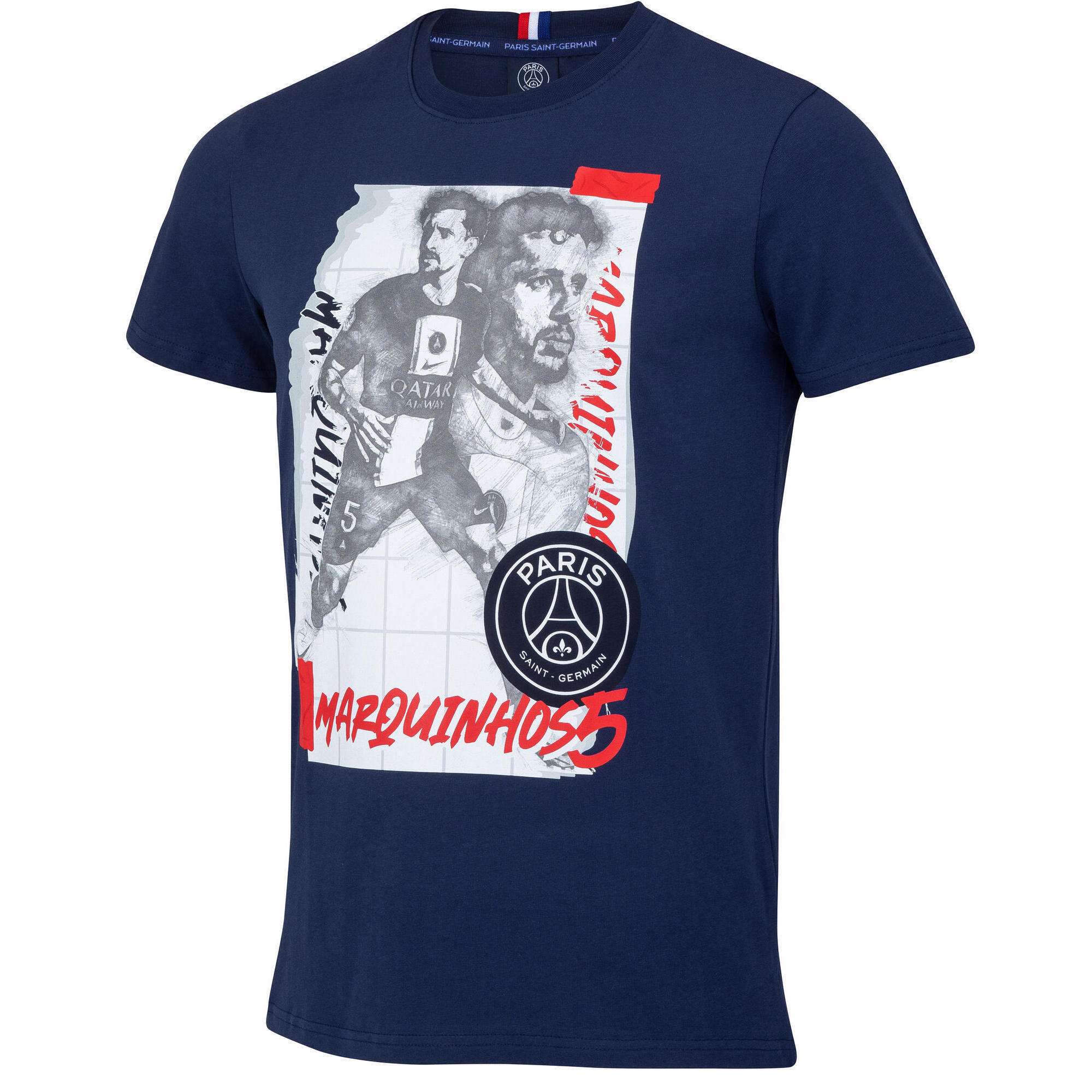 Enfant Football Maillot Marquinhos #5 Tenues Domicile Obscurité 2020/21