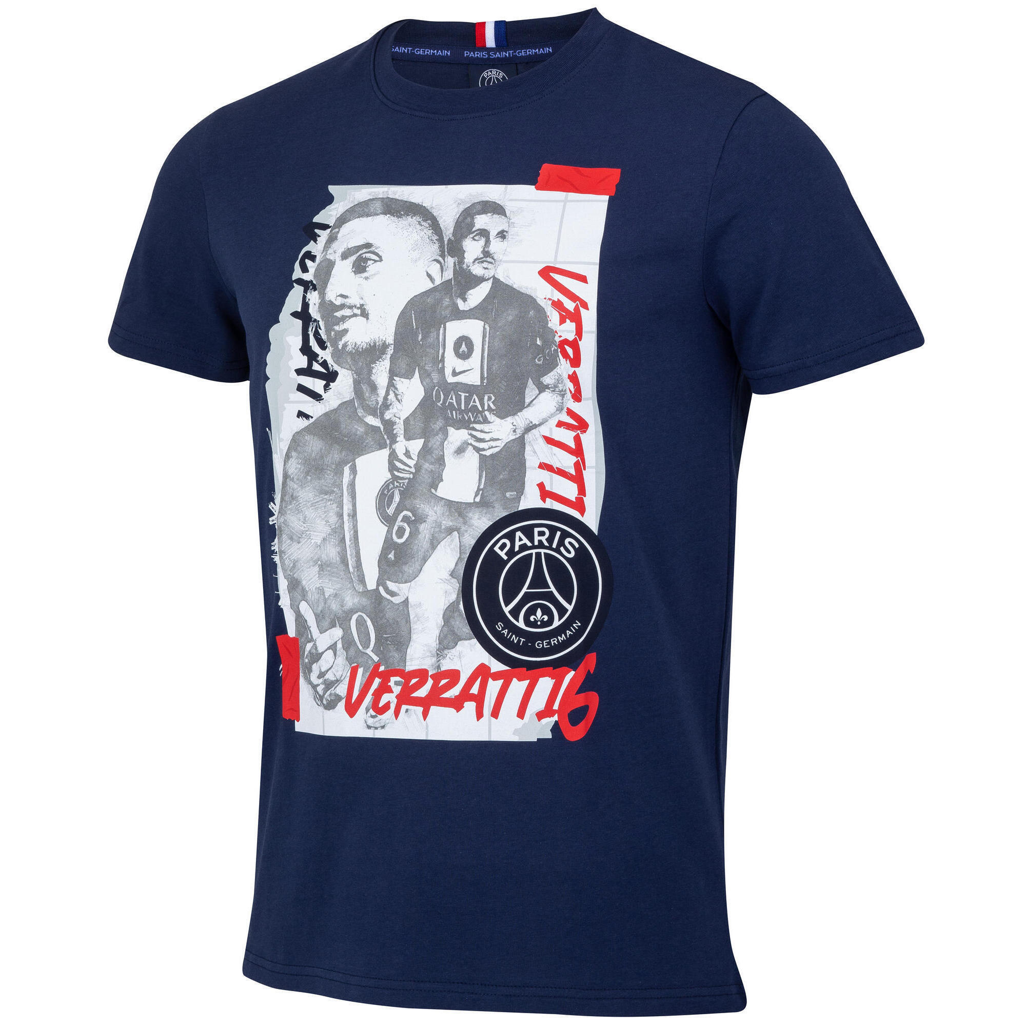 T-shirt PSG - VERRATTI - Collection officielle PARIS SAINT GERMAIN 1/2