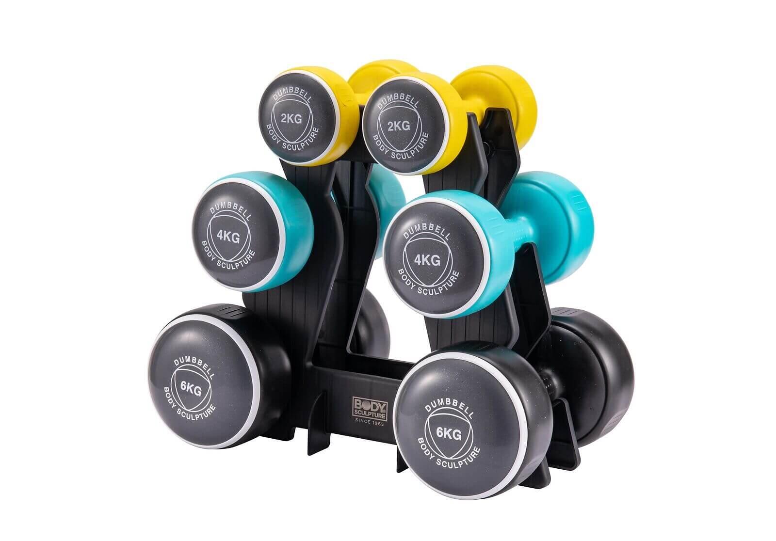 Body Sculpture 24kg Smart Dumbbell Set with Stand 1/1