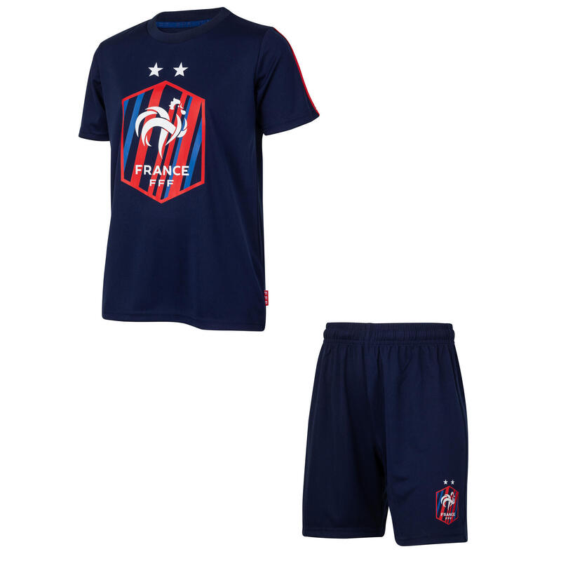 Maillot short enfant FFF - Collection officielle Equipe de France de Football