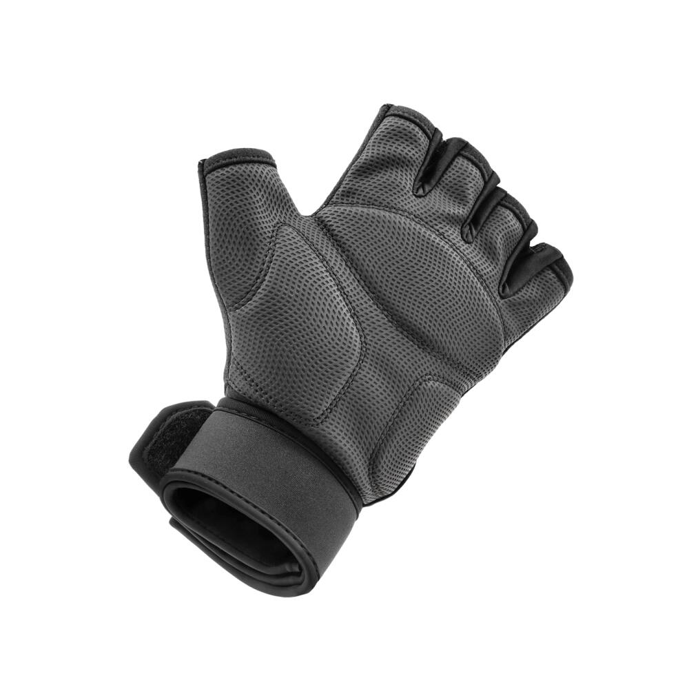 Adidas Half Finger Weight Lifting Gym Gloves, Green 4/5