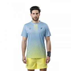 T-shirt Padel Drop Shot Bentor Lima Manches Courtes Couleur Gris