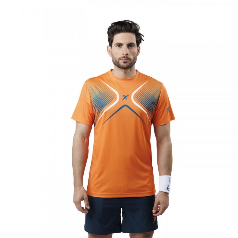 Camiseta de pádel de manga corta técnica Hombre - 900 naranja - Decathlon