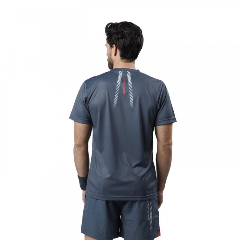 Camiseta de manga curta Paddle Drop Shot Dailos Man cor cinza 2/4