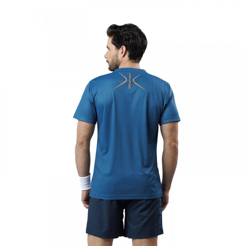Paddle T-shirt Manches Courtes Drop Shot Dorama Homme couleur Bleu 3/4