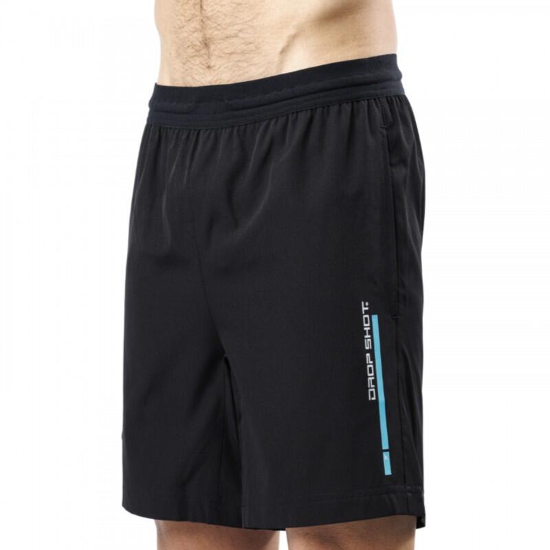 Pantalon Corto de Padel Drop Shot Alsai Campa 2023 Hombre color Negro