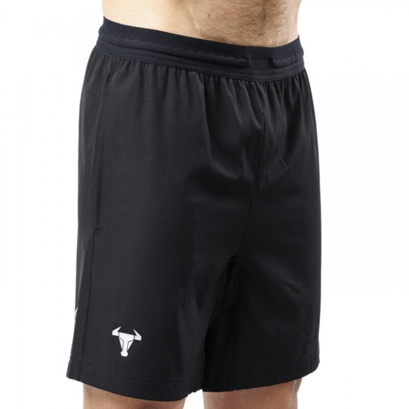 Pantaloncini Padel Drop Shot Alsai Campa 2023 Uomo colore Nero 3/4