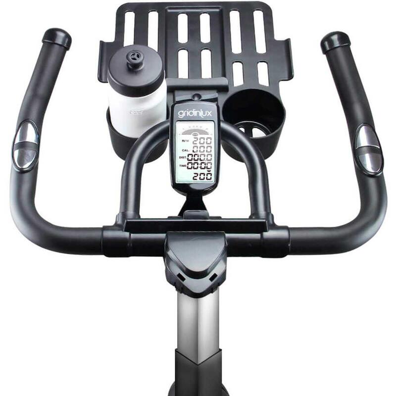 Spinningfiets Hometrainer ALPINE 7500. Traagheidswiel 15 kg Gridinlux