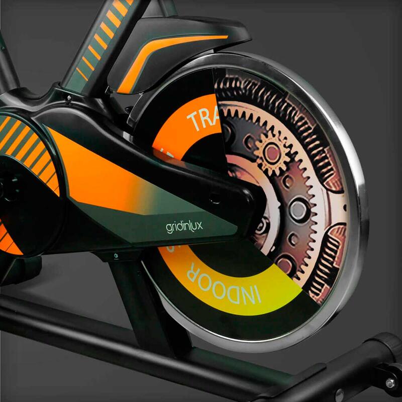 Spinningfiets Hometrainer ALPINE 6000 Traagheidswiel 10 kg Gridinlux