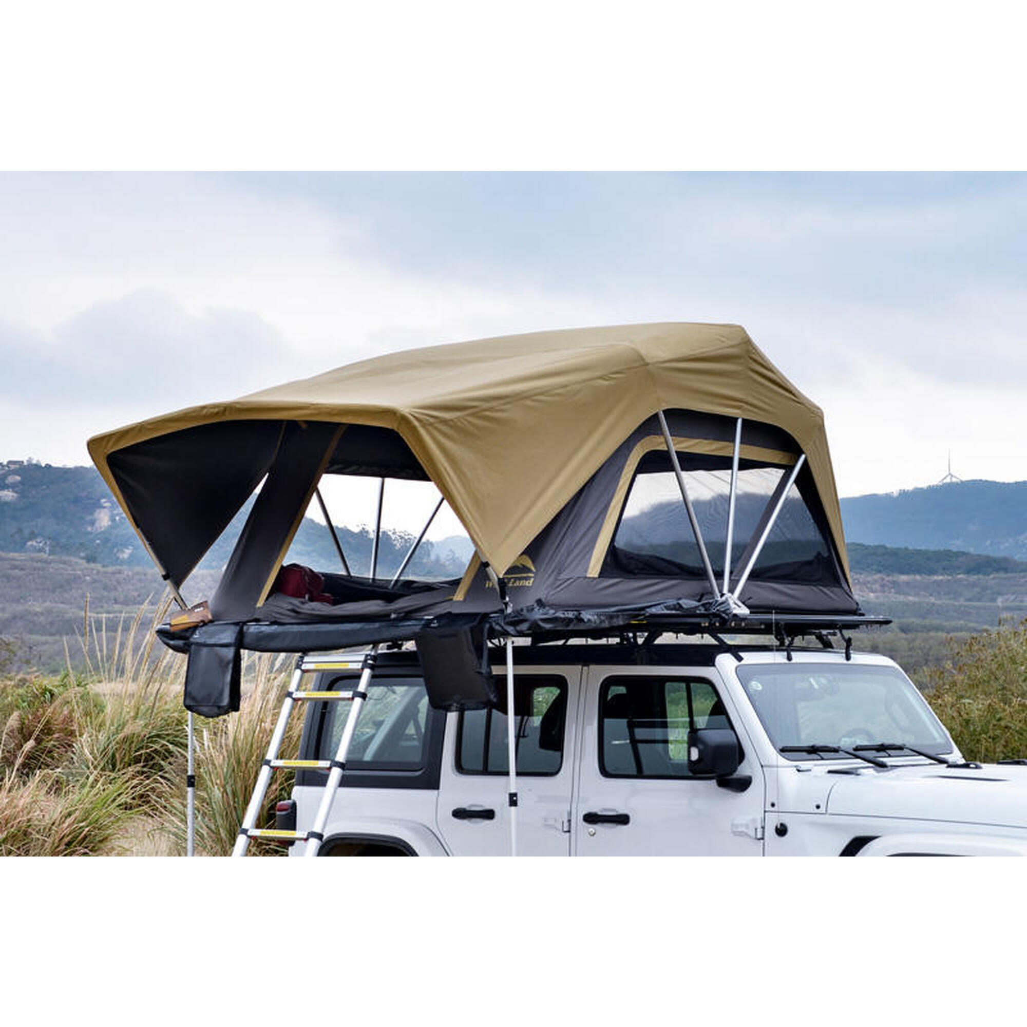 Tenda da tetto VAGALUME 160 per 2 Adulti + 2 Bambini 6/8
