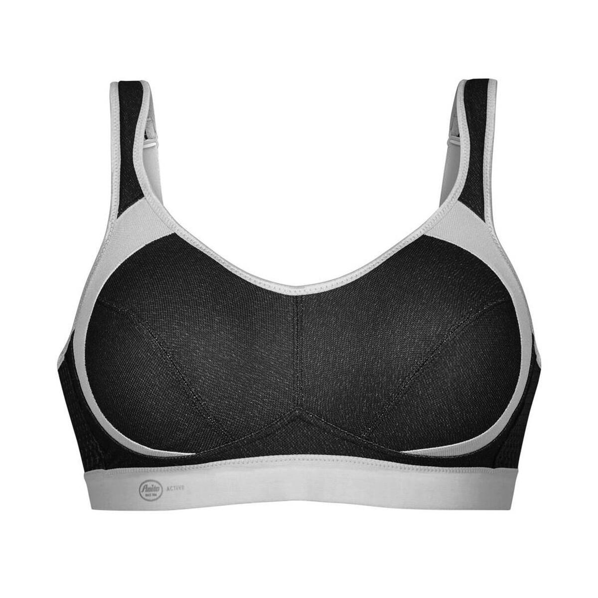 Extreme Control Sports Bra Women's Grey/Black High Support 6/7