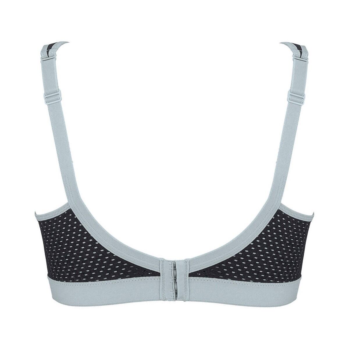 Extreme Control Sports Bra Women's Grey/Black High Support 7/7