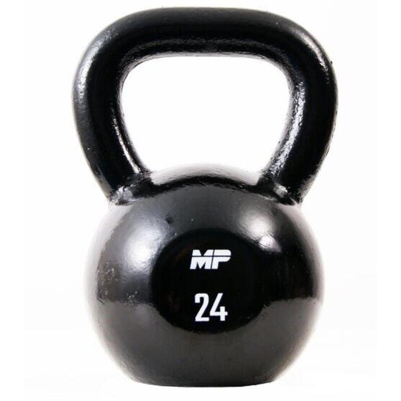 Kettlebell aus Gusseisen - Schwarz - 24 kg