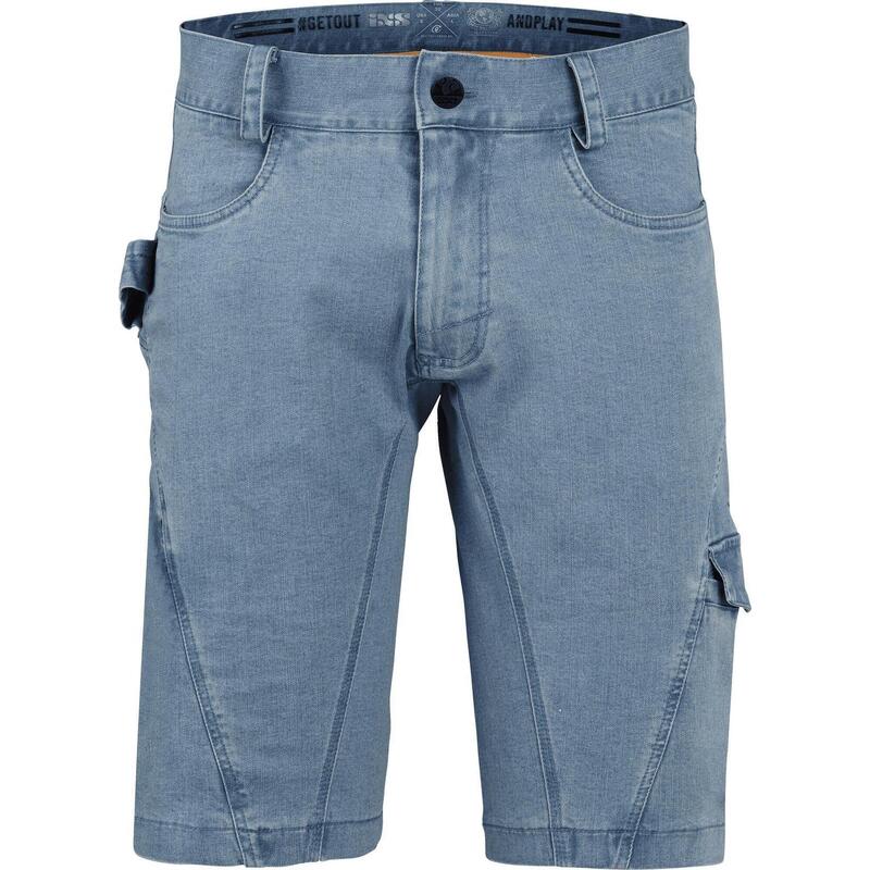 Carve Digger Organic Denim Shorts - Washed Blue