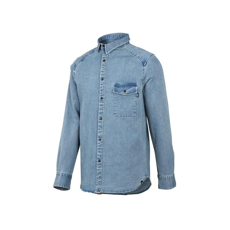 Carve Digger Organic Denim Shirt - Bleu délavé