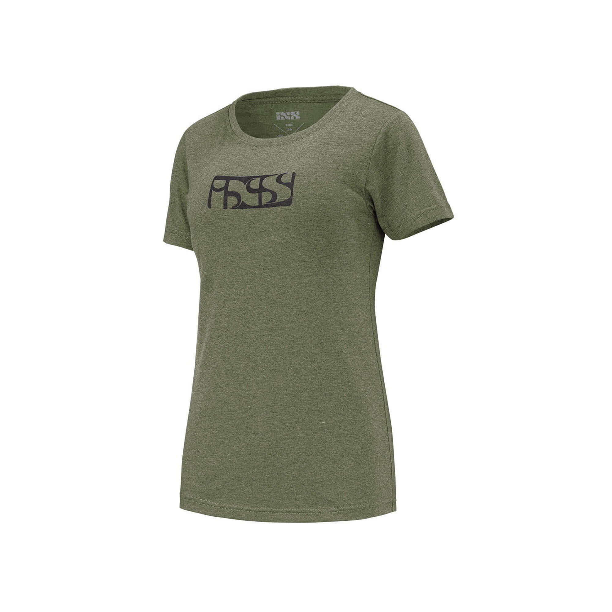 Ixs - Brand Women Tee T-shirt - Olive - T-shirt Manches Courtes - Vert - 36 Xs - Decathlon