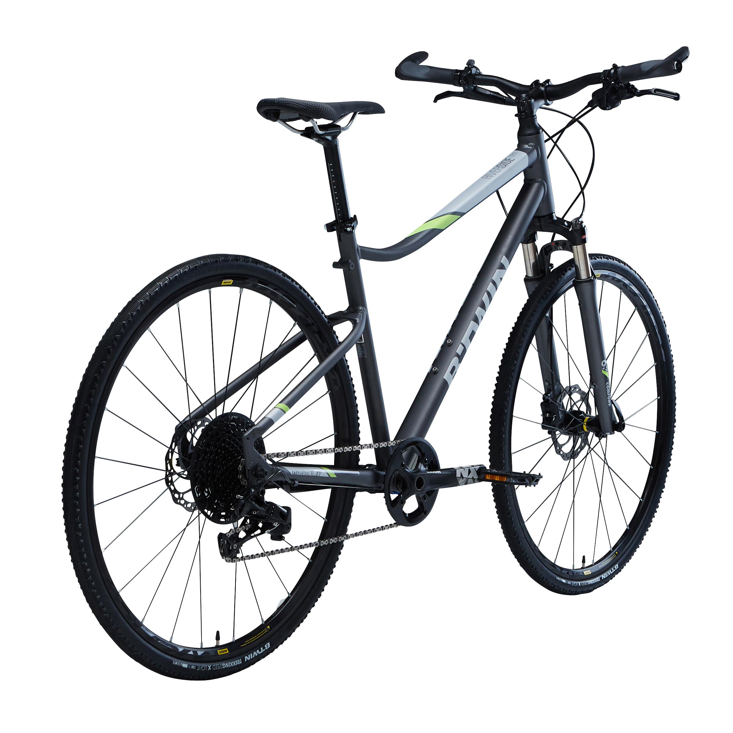 REFURBISHED HYBRID BIKE RIVERSIDE 920 - GREY - C GRADE 2/5