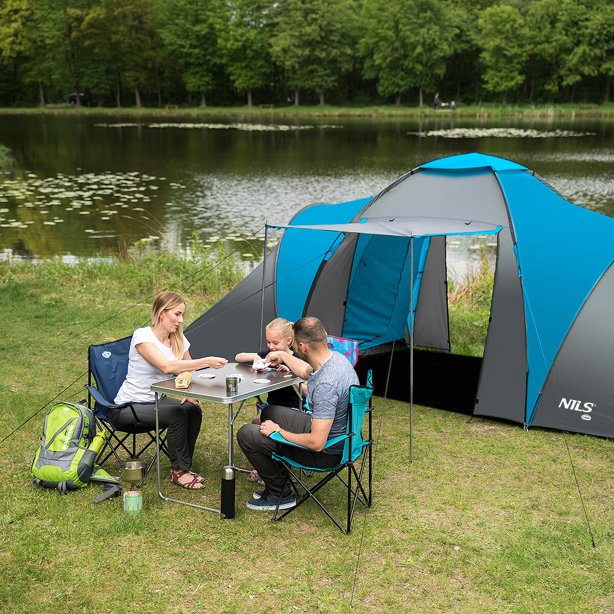 Tente de camping randonnée 6 personnes HIGHLAND NILS CAMP NC6031 3/7