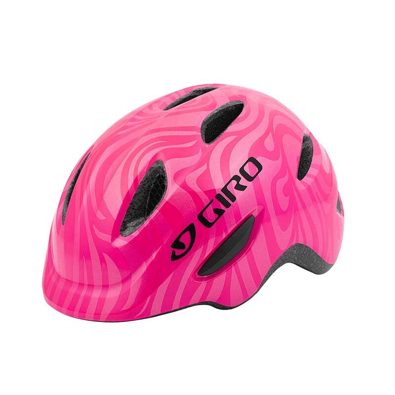 Kask rowerowy Dziecięcy Giro Scamp Bright Pink Pearl - XS (45-49 cm)