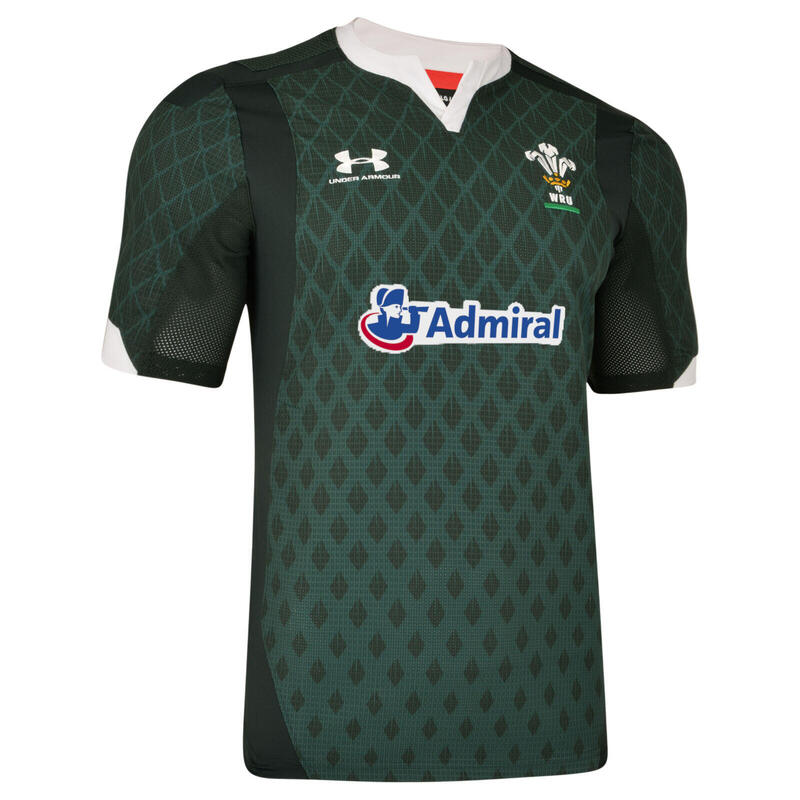 Under Armour Wales WRU Sevens Pathway Kids Rugby Shirt Green UNDER ...