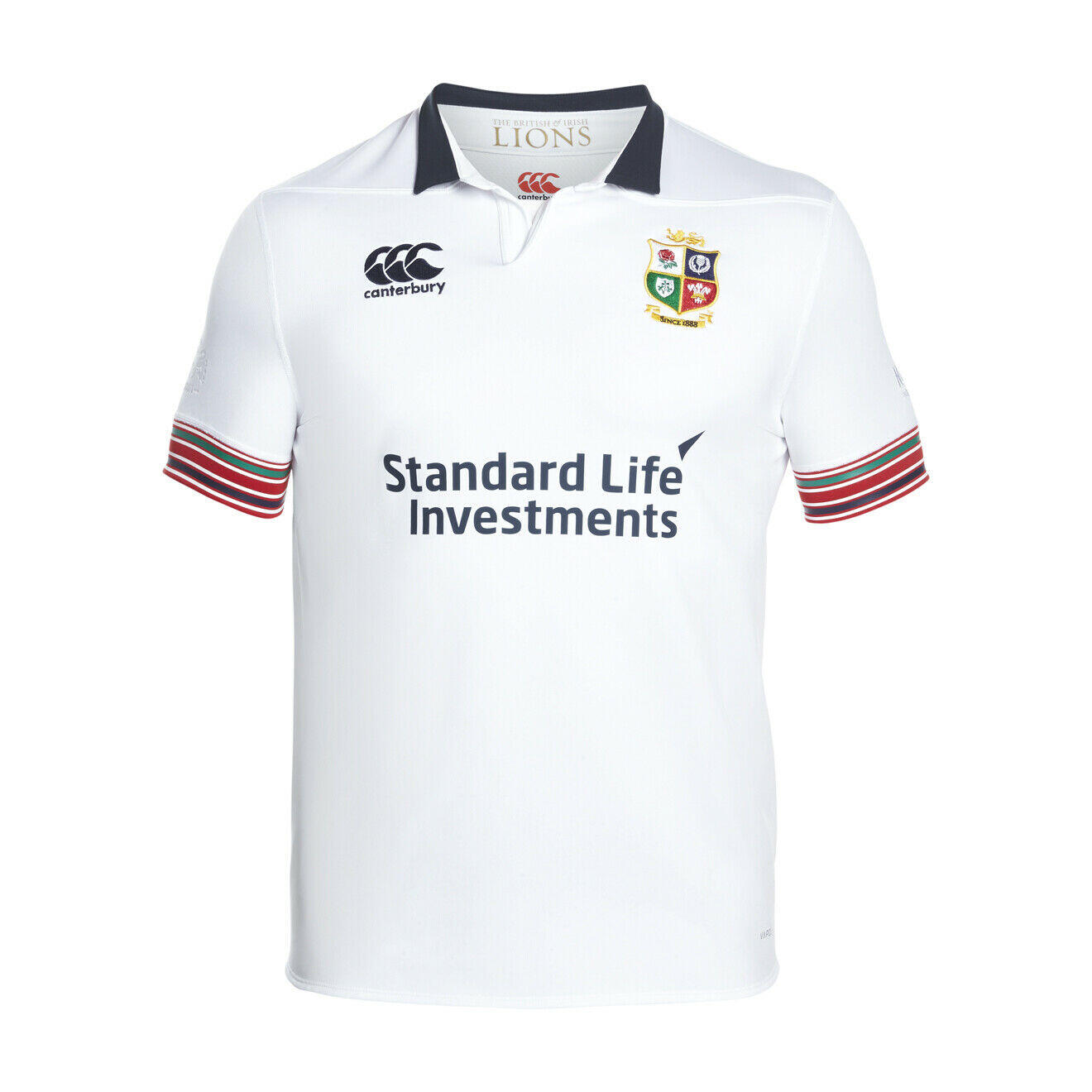 CANTERBURY CCC British & Irish Lions 2017 Training Ss Pro Rugby Shirt Adult White