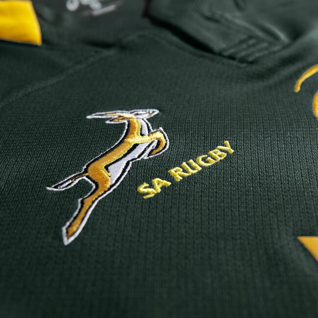 South Africa Springboks Kids Home Match Rugby Shirt 4/4