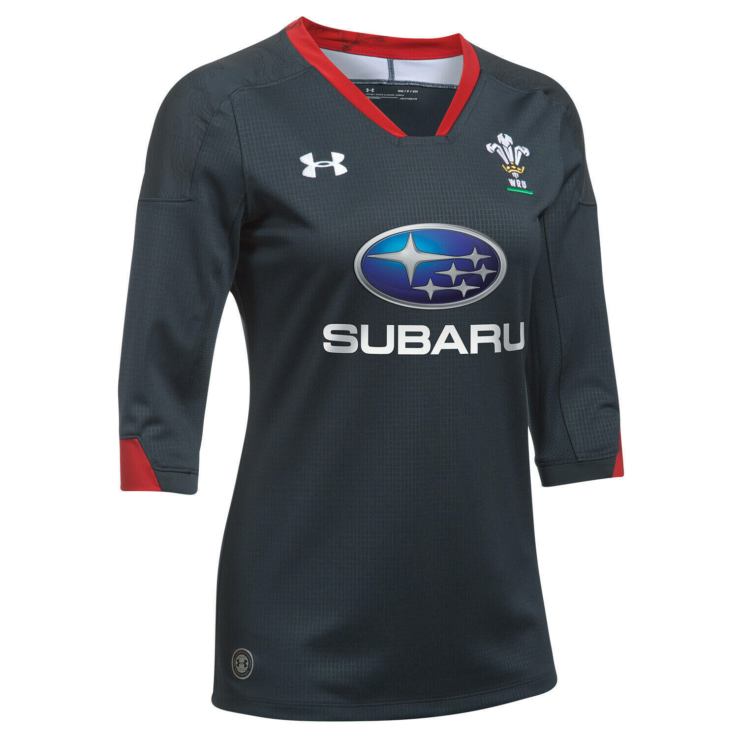 UNDER ARMOUR Under Armour Wales WRU Away 17/18 Womens Supporters Rugby Shirt Grey
