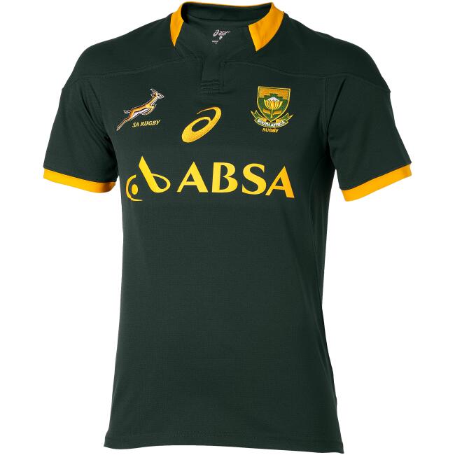 ASICS South Africa Springboks Kids Home Match Rugby Shirt