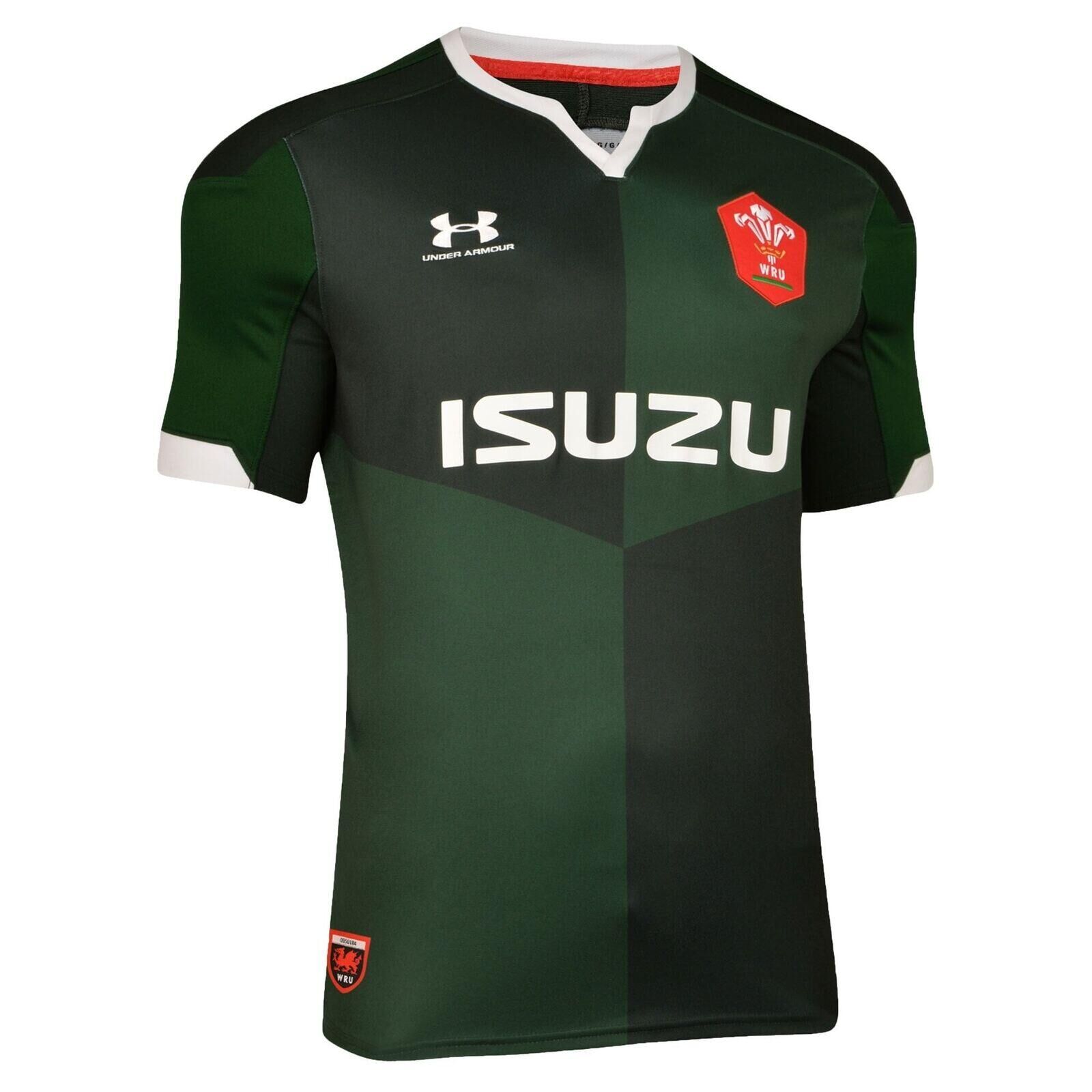 UNDER ARMOUR Under Armour Wales WRU Away Kids Rugby Shirt Green