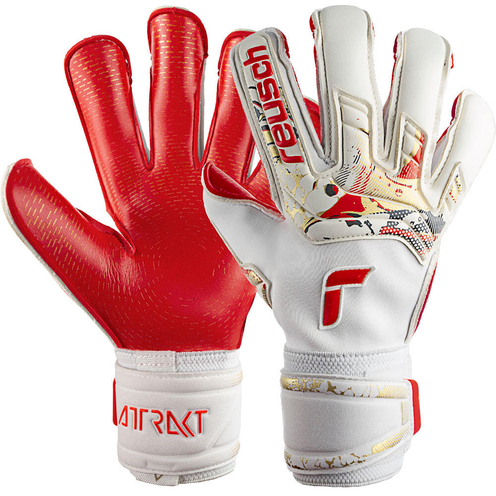 REUSCH Reusch Attrakt Gold X GluePrint Ortho-tec Goalkeeper Gloves